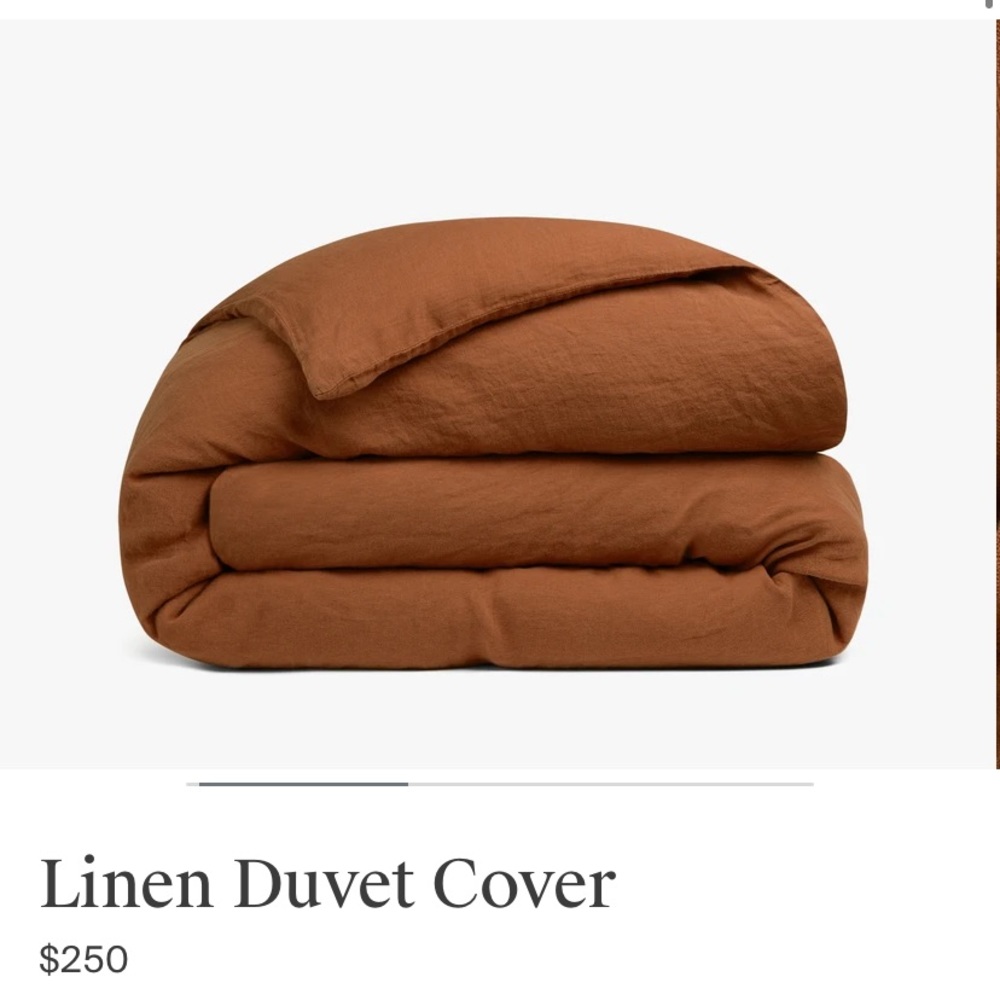Parachute• linen duvet cover - terra